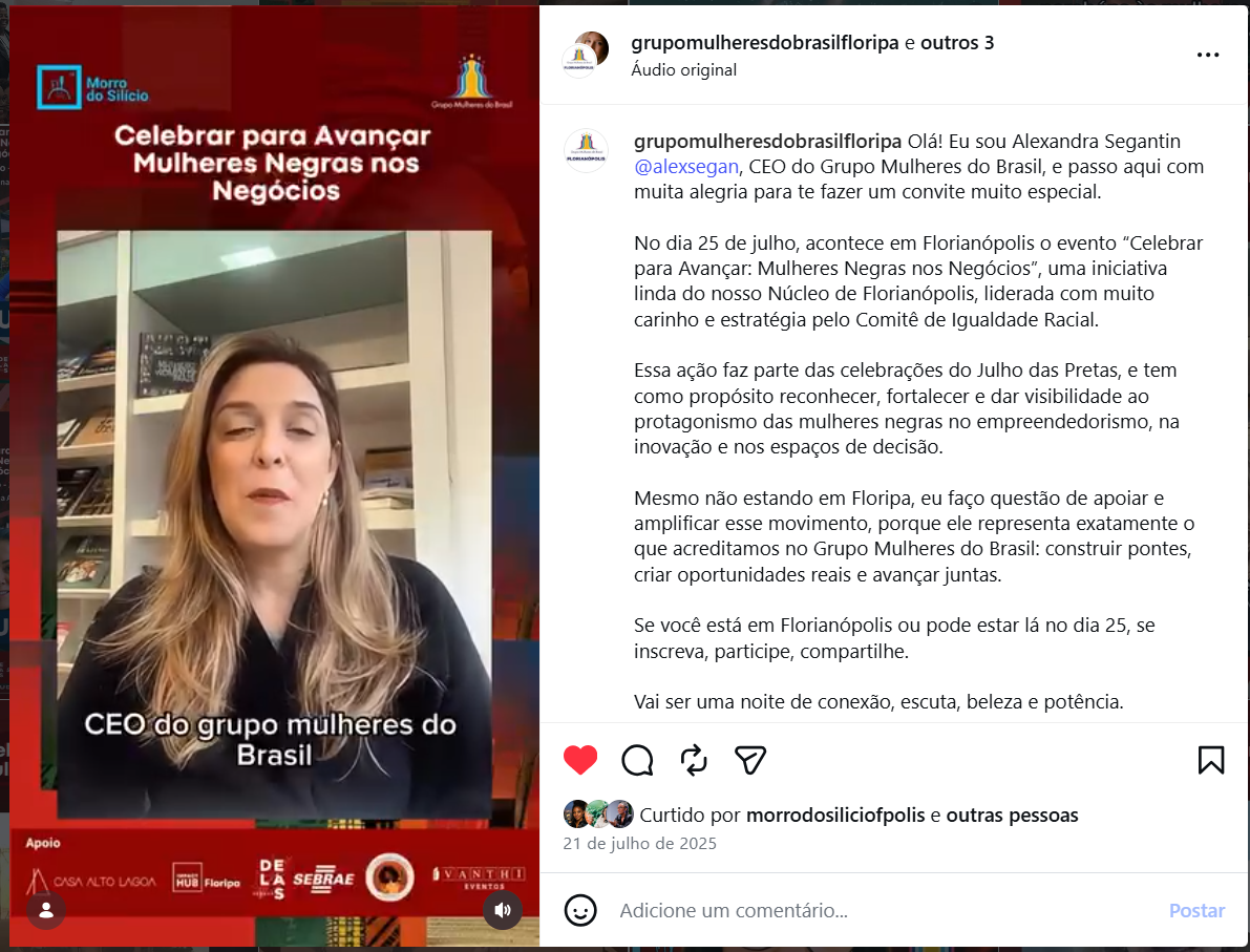 Alexandra Segantin, CEO do Grupo Mulheres do Brasil